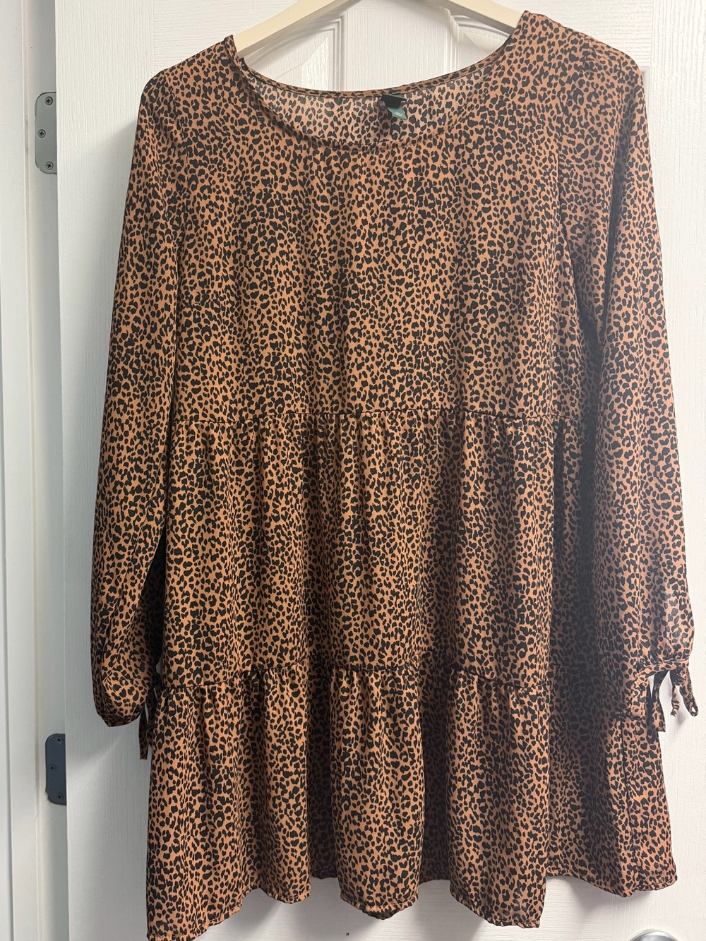 Cheetah print dress